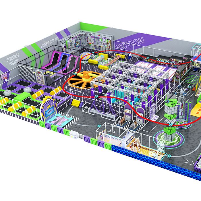 info-1-1 Trampoline Park And Sports Park Design